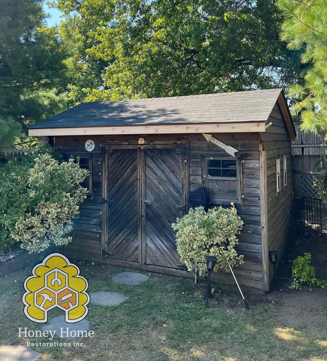 Outdoor shed and structure restoration Long Island